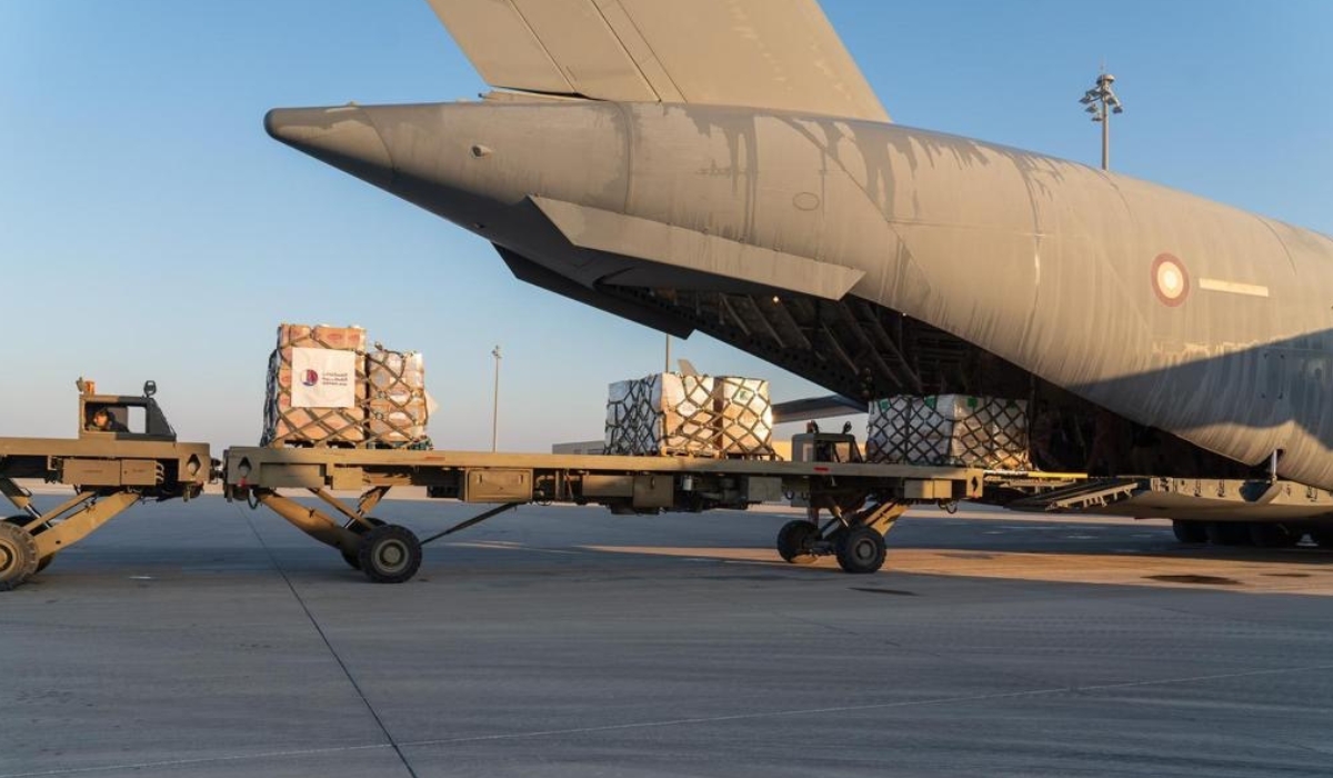 Two Qatari Aircrafts Arrive In Egypt's Arish, Carrying Aid To Support The People Of Gaza